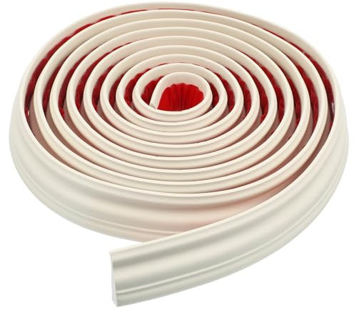 Moulure Murale Adhésive Beige en Nbr, Décorative, Rouleau 1