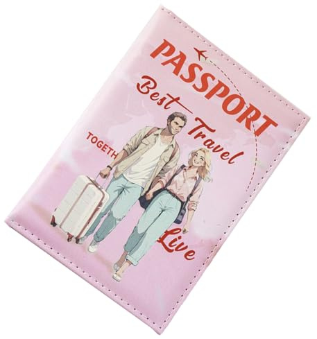 Housse Passeport Porte-Tickets Portefeuille Passeport | Pochette Accessoire Imperméable Double pour Cartes de Crédit Carte d'Embarquement Femmes Hommes