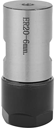 ER20 Collet Chuck Holder for Milling Machine & Lathe High Precision ER20 Collet for Drill Bits, Router Bits, and Cutting Tools 6mm Capacity