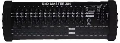 DMX-Controller, 32-Kanal-DJ-Licht-Controller 384-Konsole DMX512-Controller für volle Kontrolle