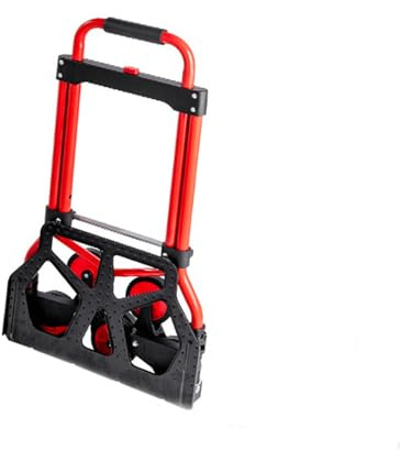 LMMIAMZ Heavy Duty Folding Hand Truck Trolley Multi-Purpose Sack Barrow Cart Compact and Lightweight Trolley and Sack Truck Suitable for Stairs Folding Hand Truck Trolley with 80
