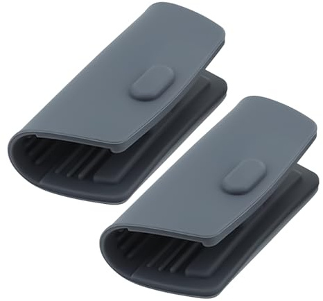 Funda para Mango de Sartén de Hierro Fundido,2 Fundas De Silicona Para Asas - Accesorio Cocina Utensilios para Freír Sartén Grill Estufa Horno Microondas