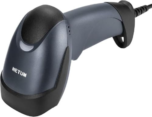 NETUM 2D Streckkodsläsare USB 2.0 Trådad QR-Kodsläsare Automatisk Handhållen Streckkodsläsare Med USB-Kabel För Laptop, Dator, Kassör, POS NT-M5