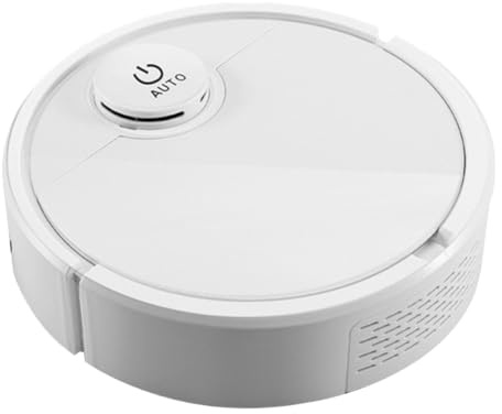 IMIKEYA Robot Aspirador Táctil Blanco 28 Cm, Aspiradora Inteligente de Barrido, Succión y Fregado, Recargable para Suelos de Mármol, Azulejos y Madera, Máquina de Limpieza Doméstica