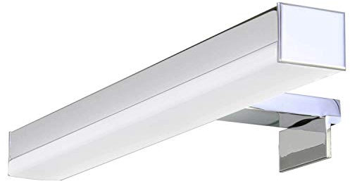 LED Spiegelleuchte Klemmleuchte Schrankleuchte AMBRA-28cm - 6 Watt 840LM 5700K Tageslichtweiß - IP44 - verschiedene Montagemöglichkeiten für Spiegel und Möbel CONCEPT2U