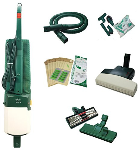 Aspirapolvere Vk122 Rigenerato Spazzola con Ruote Scegli la Composizione (Vk122+Battitappeto+Tubo)
