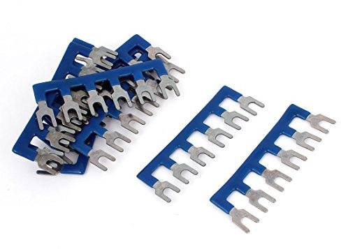 Aexit 10 Pz TB2506 Blue 6 Positions Pre-isolati morsettiera Block Block 400V 10A ID: 919749