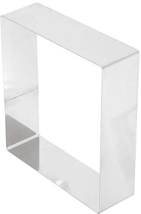 Cabilock Ovaler Mousse-ring Aus Edelstahl Backform Für Kuchen Mousse-ausstecher Kuchenform Gebäckform Wiederverwendbar Hygienisch Silber