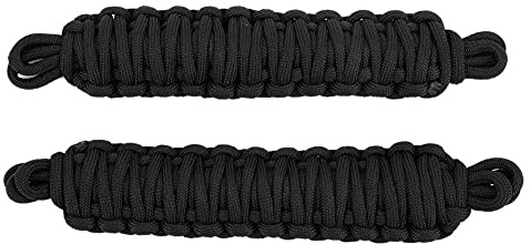 Correa limitadora de puerta, conveniente cuerda de restricción de puerta tamaño compacto con material de tela Oxford de calidad para Wrangler para TJ 1997-2006(black)