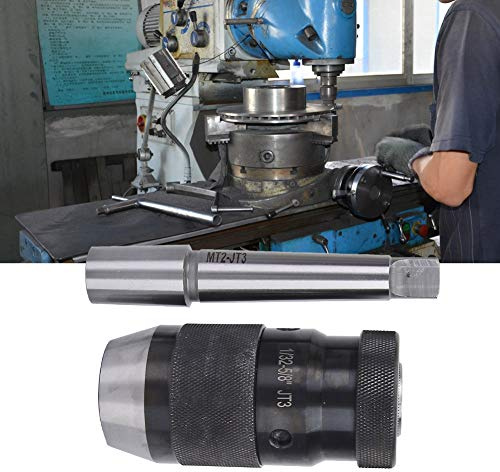 Mandrino autoserrante JT3 1/32 5/8, trapano mandrino con codolo cilindrico JT3-MT2 per tornio/fresatura CNC, trapano a colonna