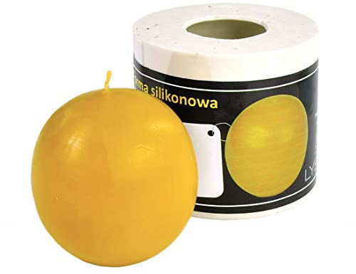 Kerzengießform Kugel Silikonform Kerzen Bienenwachs Kugelkerze runde Kerze Ball
