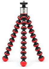 JOBY GorillaPod GO, Trépied Flexible avec Tête à Rotule et Monture Griptight 360 pour Smartphone, Appareil Photo Hybride Compact ou Appareils jusqu'à 0,5 kg, JB01863-0WW Rouge