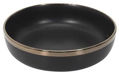 Linnea Lot de 6 Assiettes Creuses Moscou Noir