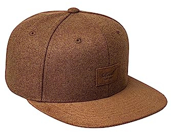 Reell Suede Cap, 6 Panel Snapback Kappe für Herren und Damen, Unisex