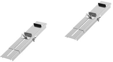 DOITOOL 2pcs Stainless Steel Sharpening Stone Holder Daily Whetstone Base Practical Sharpener Stand Easy to Use Adjustable Rest