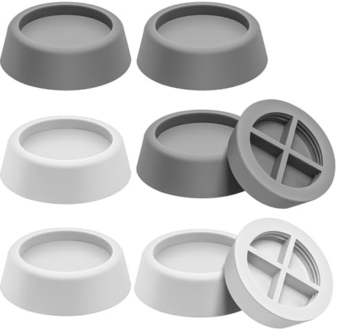 8 Stück Schwingungsdämpfer für Waschmaschine, Gummipads für Waschmaschinen | TPR-Gummi Vibrationsdämpfer für Waschmaschine Trockner