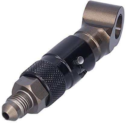 AN3 Schnellverschluss-Anschluss, Aluminiumlegierung, Verbindungsstück, Bremsleitung, Öl, Kraftstoff, Flüssigkeit, Schlauch, Adapter, verkürzt die Austauschzeit, Motorsport (SW-21034-Schwarz)