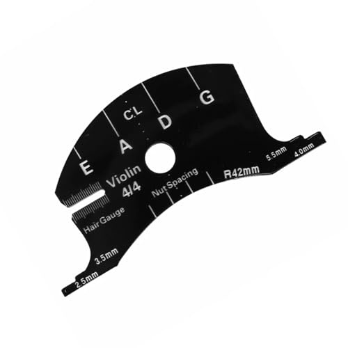 Puente de violín de metal específicamente diseñado ideal para violines 4/4 para mejorar la acústica y garantizar un gran rendimiento