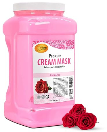 SPA REDI Professional Cream Mask – Spa-Grade Skin Hydration, Nourishment & Relaxation | Pro-Performance. Pure Peace of Mind. | Superior Client Satisfaction & GHS Safety 128 Oz
