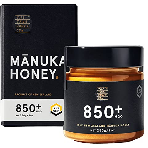 The True Honey Co. Manuka Miele MGO 850+ (UMF 20+) - 250 g - certificato UMF