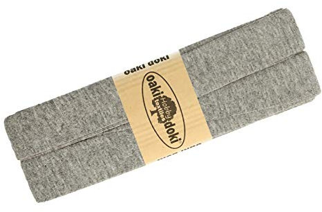 Schrägband Jersey 3m Breite 20mm Oaki Doki Tricot de Luxe Einfassband elastisch über 80 Farben