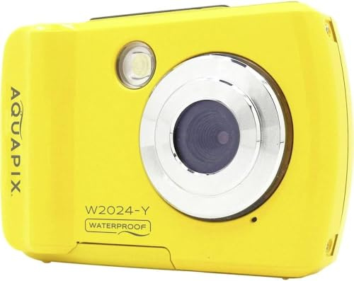 Easypix Cámara Sumergible EASYPIX W2024-I Splash Yellow, 14MP Doble Panta, Amarillo