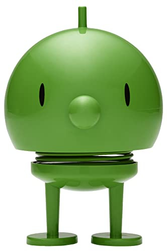 Hoptimist Bumble - Figura escandinava Decorativa para Sala de Estar, Oficina, Gadgets, Grandes Regalos pequeños, 7,5 x 8,5 x 10,6 cm, tamaño Mediano, Verde