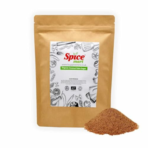 Organic Coconut Palm Sugar Premium Quality Free UK P&P Certified by Soil Association (450g)