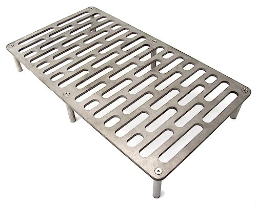 Großer toskanischer Pizzaofen | Edelstahl in Lebensmittelqualität | 46 x 25 x 7 cm | 45,7 x 25,4 x 6,9 cm (B x T x H) | Pizzaofen-Werkzeug | Holzofen-Gadget | perfekt zum Kochen und Grillen von