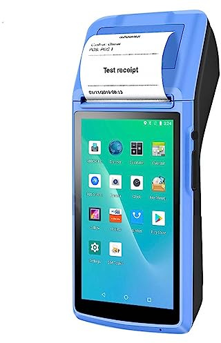 OSMARI Registratore di Cassa Portatile multilingue con ordinazione Wireless Registratore di Cassa Portatile con Stampante POS Bluetooth