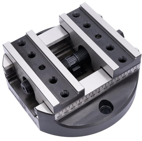Étau CNC auto-centrant H120-L80, 180 x 160 x 68,5 mm, débattement de mâchoire 80 mm, répétabilité ± 0,02 mm, couple de 100 Nm, alliage d'acier
