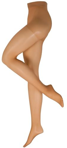 Nur Die Damen Feinstrumpfhose 9-Pack Fit in Form Große Größen - amber Größe 52-56