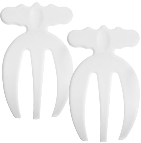 ABOOFAN Salad Claws Reusable Salad Forks Set for Tossing Mixing and Serving Pasta Fruit Kitchen Tool with Comfortable Grip