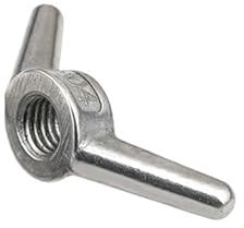 BCOMFY Tuerca de Mariposa de Acero Inoxidable 304, Tuercas de apriete Manual, Tuerca de Garra, Tuerca de Mariposa, Tuercas de ala M6 M8 M10 M12 M14 M16 M18 M20 M24(Size:M16(1pcs))