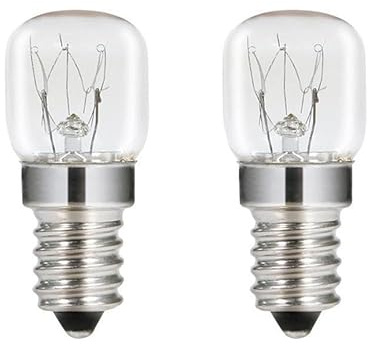 ShuoHui Oven Lamp E14 15W Heat Resistant up to 300 Degrees 2700K Warm White, 85lm, T22 for Neff AEG Bauknecht Cooker Fridge Microwave (10)