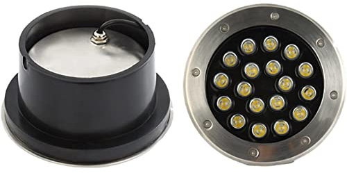 Eclairage Sous Marin - Spot LED Sous Marin, Projecteur Au Sol Lumière De Sol Étanche IP68 Extérieure LED 110-230V Lumière De Sol Encastrée Haute Énergie Entièrement En Acier Inoxydable(Purple Light,24