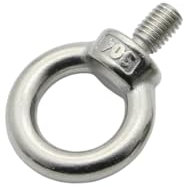 Ringform Ringschrauben, Ringmutter, 1–2 Stück Hebeösenmuttern/Schraubring, Ringschraubenring, Hakenmutter, Schrauben M3, M4, M5, M6, M8, M10, M12, Edelstahl 304(Lifting Eye Nuts,M8 2pcs)