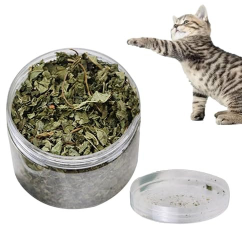 LearnLyrics Natürliche Katzenblätter, lose 40 g, echte natürliche Katze, Katzenminze, aus echten natürlichen Blättern, gesunde Snacks für Katzen P