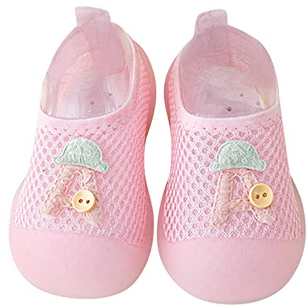 Children's Shoes Girls - Christmas Socks, House Socks, Boys' Trainers, Learning to Run, Barefoot Slippers Child, Slippers Size 24, Toddler Mary Jane, pink, 8.5 UK Child