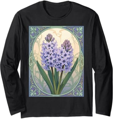 Sonbol Bloom Jacinto Lila de Nowruz Manga Larga