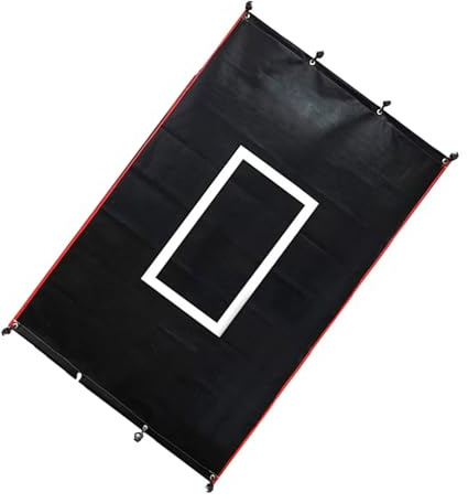 Kaeltsyn Batting Cage Baseball Backstop Pitching Softball Resistente all'usura Pitching Target Batting Cage Target Fondale Softball Net