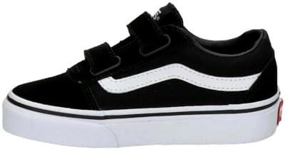 Vans Unisex Kids Td Ward V Sneaker, Black Suede Canvas Black White Iju, 5 UK Child