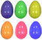 12 x Large Assorted Colour Fillable Plastic Surprise Easter Eggs - Fill With Easter Hunt Gifts And Chocolate