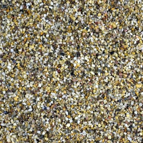 Kieselsteine Garten 2-5 mm 25 kg Quarzkies Zierkies Buntkies Teichkies Aquarium Kies Zierstein Quarz Aquariumkies Aquarium Bodengrund