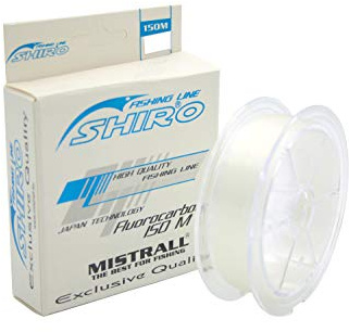 Mistrall 150m Angelschnur Shiro Fluorocarbon Coated 0,12-0,35mm stark! (0,18mm / 5,00kg)