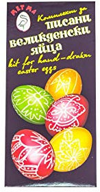 Set aus Stift und Wachs zum Dekorieren von handgezeichneten schönen Ostereiern – Set mit Zeichenstift, Bienenwachs und Anleitung (evtl. nicht in deutscher Sprache)