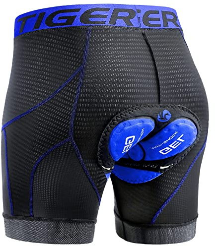 X-Tiger Cykelunderbyxor för män med 5D sittdyna cykel MTB underkläder Pro Bike Boxer storlek korta byxor