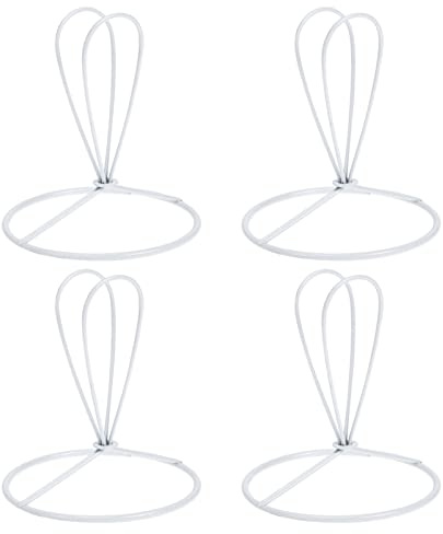 LABRIMP Lampenschirmrahmen Aus Eisen 8.5X8X8Cm Robuster Ring Für Lampenschirmhalter DIY Lampenprojekt Deckenleuchten Und Kronleuchter Ersatz
