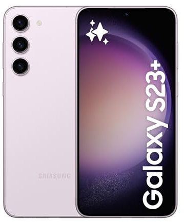 Samsung Galaxy S23+ 5G Dual SIM Android Mobile Phone, 256GB, SIM Free Smartphone, Lavender, 3Y Extended Manufacturer Warranty (UK Version)