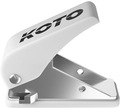 KOTO - Flight Lock Punch Machine, Präzisionswerkzeug zum Lochen & Fixieren von Dart Flights, Einfache Handhabung, Dart Zubehör für Perfekte Passform | Aluminium, Präzisionswerkzeug für Perfekte Passform, Einfache Handhabung, Verhindert Lösen der Flights